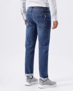 Quần Jeans Nam Dáng Slim Basic Màu Xanh 3011A