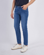 Quần Jeans Nam Dáng Slim Màu Xanh 2003