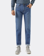 Quần Jeans Nam Dáng Slim Màu Xanh 3012A