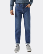 Quần Jeans Nam Dáng Slim Màu Xanh 3013A