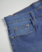 Quần Jeans Nam Dáng Slim Màu Xanh 3014A