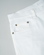 Quần Jeans Nam Dáng Slim Màu Trắng 3016A