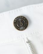 Quần Jeans Nam Dáng Slim Màu Trắng 3016A