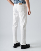 Quần Jeans Nam Dáng Slim Màu Trắng 3016A