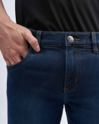 Quần Jeans Nam Dáng Slim Màu Xanh Cổ Vịt Đậm 3003C