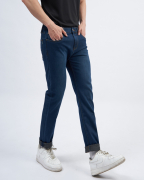 Quần Jeans Nam Dáng Slim Màu Xanh Cổ Vịt Đậm 3003C