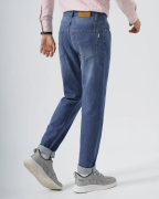 Quần Jeans Nam Dáng Slim Màu Xanh Da Trời 4001A
