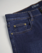 Quần Jeans Nam Dáng Slim Màu Xanh Đậm 4002A