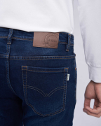 Quần Jeans Nam Dáng Suông 2008C Xanh Tím Than 2