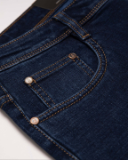 Quần Jeans Nam Dáng Suông 2008C Xanh Tím Than 2