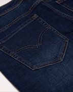Quần Jeans Nam Dáng Suông 2008C Xanh Tím Than 2