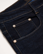 Quần Jeans Nam Dáng Suông 2008A Xanh Đen