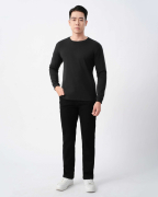 Quần Jeans Nam Dáng Suông Co Giãn 4012A