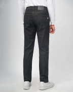 Quần Jeans Nam Dáng Suông Co Giãn Màu Đen Khói 4024 - Đen Nhạt