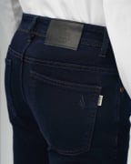 Quần Jeans Nam Dáng Suông Co Giãn 4014A Xanh Tím Than