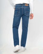 Quần Jeans Nam Dáng Suông Co Giãn Màu Xanh 4016A
