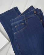 Quần Jeans Nam Dáng Suông Màu Xanh Co Giãn 5005A