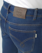 Quần Jeans Nam Dáng Suông Màu Xanh Đậm 4019A