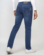 Quần Jeans Nam Dáng Suông Màu Xanh Đậm 4019A