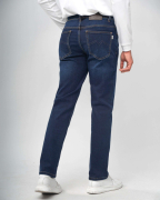 Quần Jeans Nam Ống Suông Co Giãn Màu Xanh 4015A