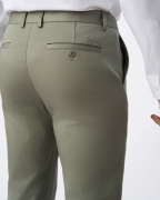 Quần Kaki Nam Dáng Carrot Trơn 4001 - Xanh Đậm