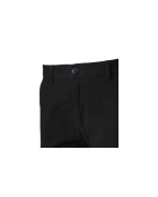 Quần Kaki Nam Dáng Carrot Trơn 4002 - Đen