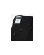 Quần Kaki Nam Dáng Carrot Trơn 4002 - Đen