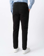 Quần Kaki Nam Dáng Carrot Trơn 4002 - Đen