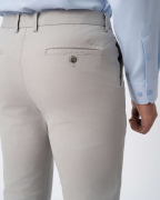 Quần Kaki Nam Dáng Carrot Trơn 4002 - Xám