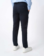 Quần Kaki Nam Dáng Carrot Trơn 4002 - Xanh Tím Than