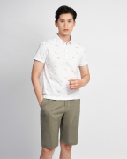 Quần Short Kaki Nam Trơn 2004 Xanh Đậm