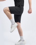 Quần Short Nam Cạp Chun 3002B Đen