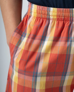 Quần Short Nam Đi Biển Họa Tiết 4001E Cam