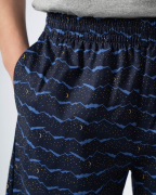 Quần Short Nam Đi Biển Họa Tiết 4001G Xanh 4