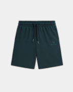 Quần Short Nam Thể Thao Vải Gân Logo Thêu Nổi 5001 - Xanh Đậm