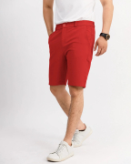 Quần Short Nam Trơn Co Giãn 3003C Đỏ