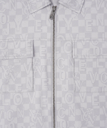 Áo Jacket Cổ Bẻ Nam In Hoạ Tiết RT.25.A5 - Ghi