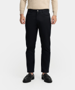 Quần Khaki Nam Dáng Carrot Fit KC.25.A1 - Đen Nhạt