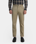 Quần Khaki Nam Dáng Carrot Fit KC.25.A1 - Nâu