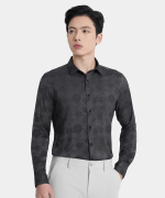 Áo Sơ Mi Dài Tay Nam Hoạ Tiết AS.BA.25.C13-1