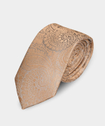 Cà Vạt Màu Vàng Họa Tiết C021