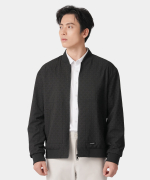 Áo Jacket Bomber Nam In Hoạ Tiết RB.25.A4 - Đen