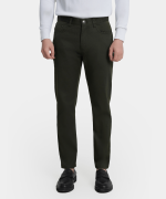 Quần Khaki Nam Dáng Carrot Fit KC.25.A1 - Xanh Rêu