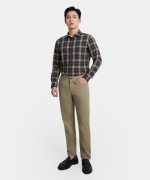 Quần Khaki Nam Dáng Carrot Fit KC.25.A1 - Nâu