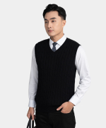 Áo Gile Len Nam LG.25.D1 - Đen