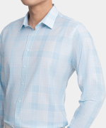 Áo Sơ Mi Dài Tay Nam Kẻ Ô AS.25.B14