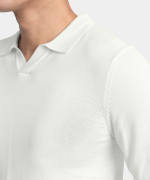 Áo Len Nam Cổ Bẻ LC.25.A2 - Trắng