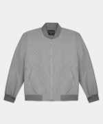 Áo Jacket Bomber Nam In Hoạ Tiết RB.25.A4 - Xám