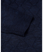 Áo Len Nam Cotton Họa Tiết 2007 - Xám 3