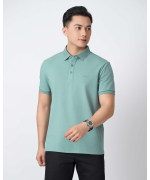 Áo Polo Nam Cotton Trơn 5005 - Xanh Nhạt 2